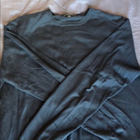 Dark Navy Cotton Sweater - Picture 3 of 4